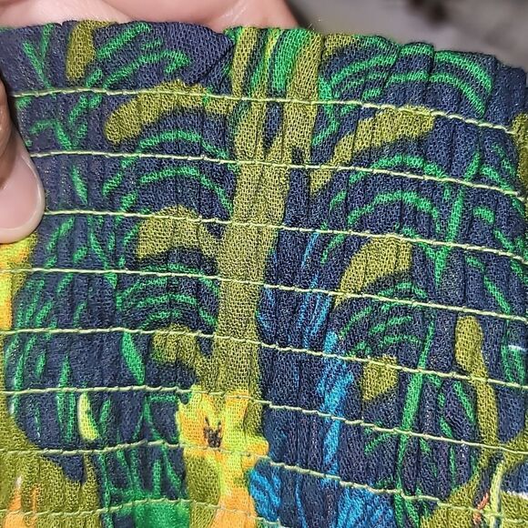 Woman Tropical High Waisted Elastic Pants Size 2X New in package - Picture 4 of 4